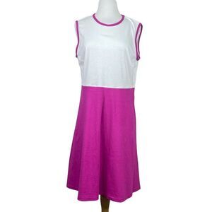 Lands' End Colorblock Dress Size Large 14-16